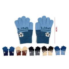 GUANTE DE LANA ESTAMPADO DISEÑO BALON 14CM
