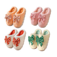 PANTUFLA CON LAZO PELUDO 36-41