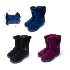 BOTIN CAÑA ALTA CON HEBILLAS DECORACION 36-41