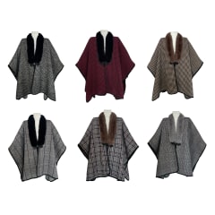 PONCHO ABIERTO GRUESO 110X156CM