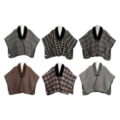 PONCHO ABIERTO GRUESO 110X156CM