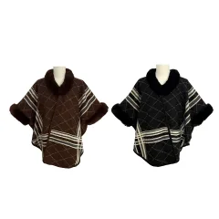 PONCHO ABIERTA GRUESO 110X160CM