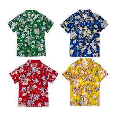 CAMISA HAWAIANA JUVENIL 14-16-18 / venta por docena