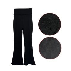 PANTALON PALAZZO CON CHIPORRO NEGRO | venta por mayor