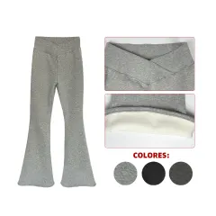 PANTALON POLAR CINTURA CRUZADA  M/L XL-XXL | VENTA POR DOCENA