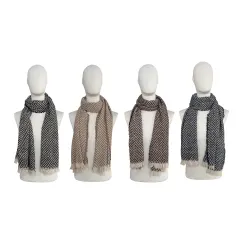 BUFANDA TEXTURA ESPIGA 62X195CM