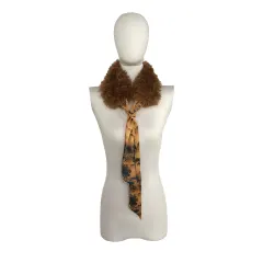 CUELLO PELUDO  LAZO SATIN 10X50CM | venta por mayor