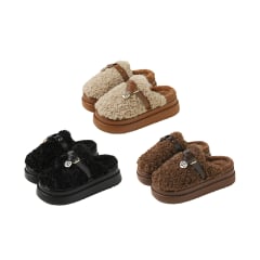 PANTUFLA ADULTO PELUDA CRESPA 36-41