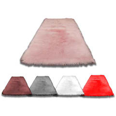 ALFOMBRA PELUDA RECTANGULAR COLORES SURTIDOS 60X120CM | 6 UNID