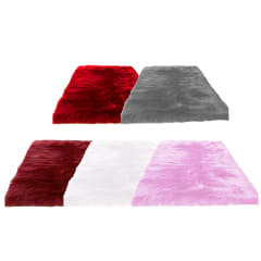 ALFOMBRA PELUDA RECTANGULAR COLORES SURTIDOS 60X180CM | 6 UNID