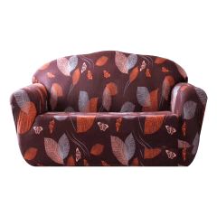 CUBRE SOFÁ DISEÑO HOJAS/MARIPOSAS 3 CUERPOS 190X230CM |6 UNID