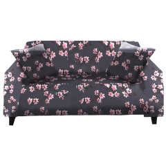 CUBRE SOFÁ FLORES ROSADAS 3 CUERPOS 190X230CM | 6 UNID 