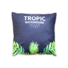 COJIN DECORATIVO ESTAMPADO TROPIC BACKGROUND 43X43CM | 6 UNID