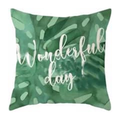 COJIN DECORATIVO ESTAMPADO WONDERFUL DAY 43X43CM | 6 UNID