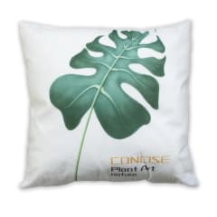 COJIN DECORATIVO ESTAMPADO CONCISE PLANT ARTE NATURE 43X43CM | 6 UNID