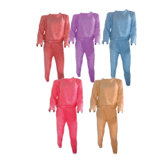 CONJUNTO PIJAMA DE NIÑA JUVENIL POLERON/BUZO PLUSH | 12 UNID