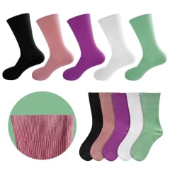 CALCETINES MUJER LISO MEDIA CANA BAMBU 12 UNI.