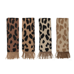 BUFANDA MUJER LEOPARDO 65x180CM