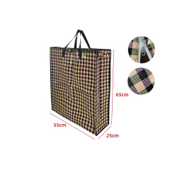 BOLSA PLASTICA CUADRILLE 55X65X25CM | 12 UNID