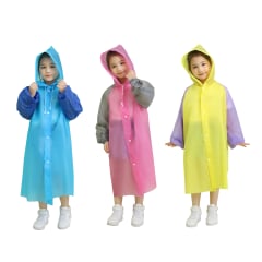 PONCHO IMPERMEABLE INFANTIL UNISEX PARA 5-10 AÑOS