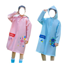 PONCHO IMPERMEABLE INFANTIL UNISEX DISEÑO BOLSILLO M-3XL