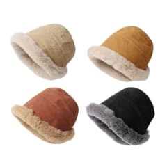 GORRO CON FORRO PELUDO CON OREJERAS 58CM 