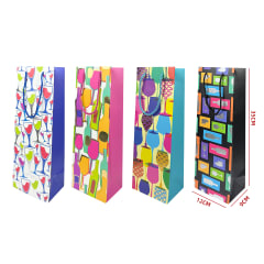BOLSA REGALO VINO 12X35X9CM