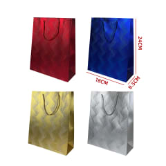 BOLSA REGALO HOLOGRAF COLORS 18X24X8.5CM