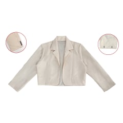 CHAQUETA HUASO BEIGE ADULTO M L XL 2XL