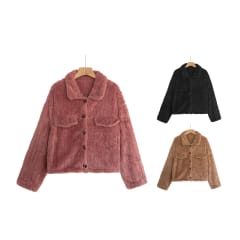 CHAQUETA PELUDA ACANALADO M-L/L-XL/XL-XXL | VENTA MAYORISTA