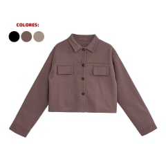 CHAQUETA PELUDA CON BOTONES M-L/L-XL/XL-XXL