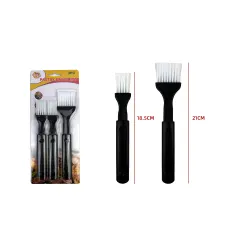 SET BROCHAS 3 PCS REPOSTERIA 21CM / VENTA MAYORISTA