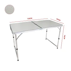 MESA PLEGABLE EXTERIOR 120X60X70CM