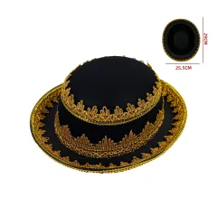 SOMBRERO LA TIRANA NEGRO MUJER 29X25.5CM - SOLO POR MAYOR
