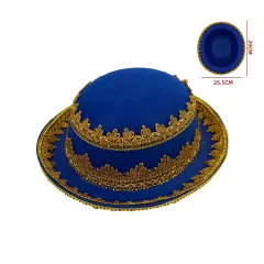 SOMBRERO LA TIRANA AZUL MUJER 29X25.5CM