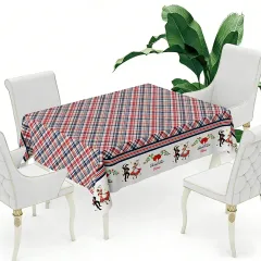 MANTEL FIESTAS PATRIAS CAMPESTRE 140X210CM / venta por docena