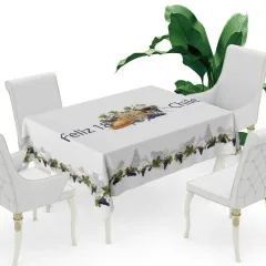 MANTEL FIESTAS PATRIAS UVAS 140X210CM /  venta por docena