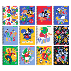 CUADERNO UNIVERSITARIO MICKEY  PROARTE 100 HJS. 7 MM. 20.2X25CM