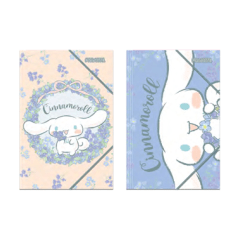 CARPETA CON ELASTICO CINNAMOROLL