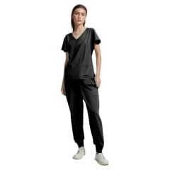 CONJUNTO CLINICO FEMENINO NEGRO S-XL 305