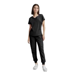 CONJUNTO CLINICO FEMENINO NEGRO S-XL 309