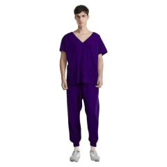 CONJUNTO CLINICO MASCULINO LILA M-2XL 79