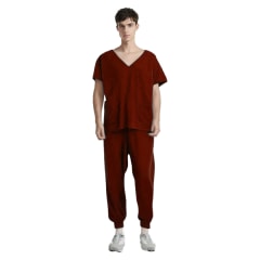 CONJUNTO CLINICO MASCULINO BURDEO M-2XL 79Y