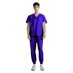 CONJUNTO CLINICO MASCULINO LILA M-2XL 80