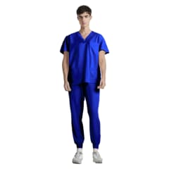CONJUNTO CLINICO MASCULINO AZUL  M-2XL 80
