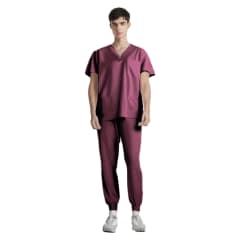 CONJUNTO CLINICO MASCULINO BURDEO M-2XL 80Y