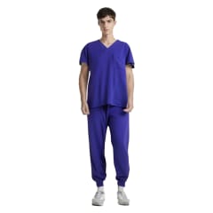 CONJUNTO CLINICO MASCULINO AZUL  M-2XL 81