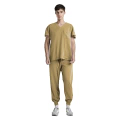 CONJUNTO CLINICO MASCULINO BEIGE M-2XL 81