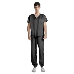 CONJUNTO CLINICO MASCULINO NEGRO M-2XL 82