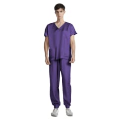 CONJUNTO CLINICO MASCULINO LILA M-2XL 82